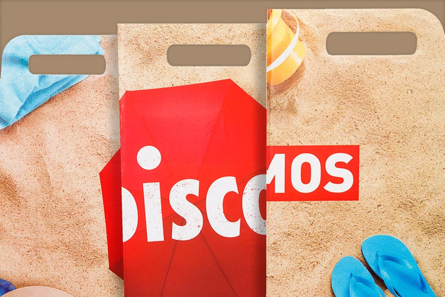 Packaging con envases de manija y troquelado en cartón microcorrugado