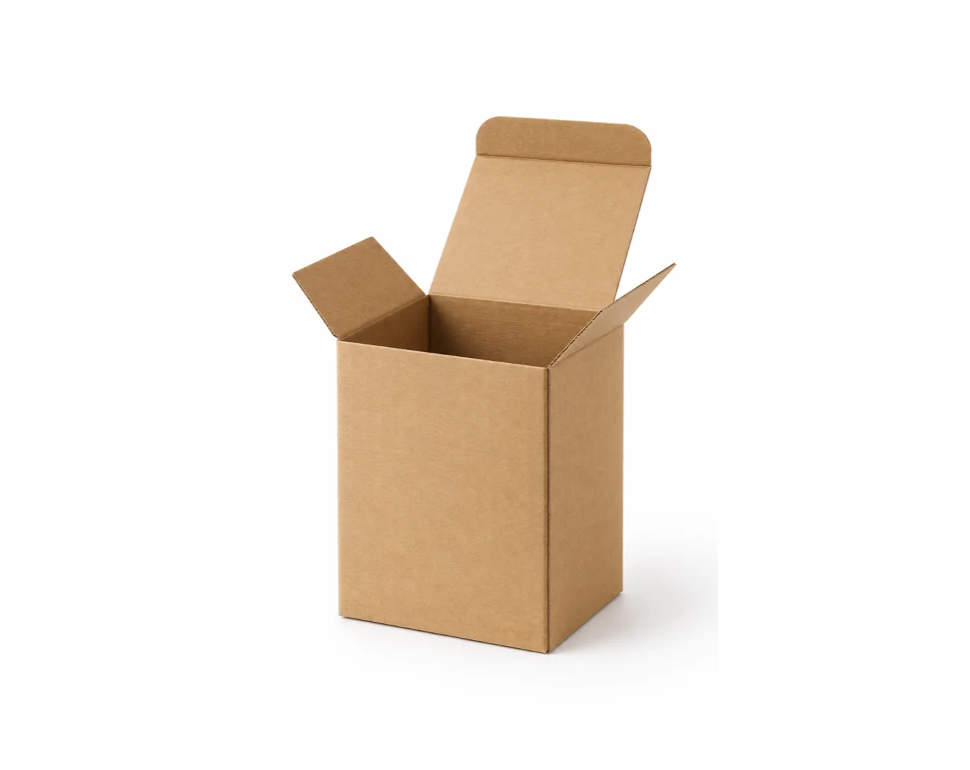 Caja galeno americana de cartón microcorrugado para ecommerce