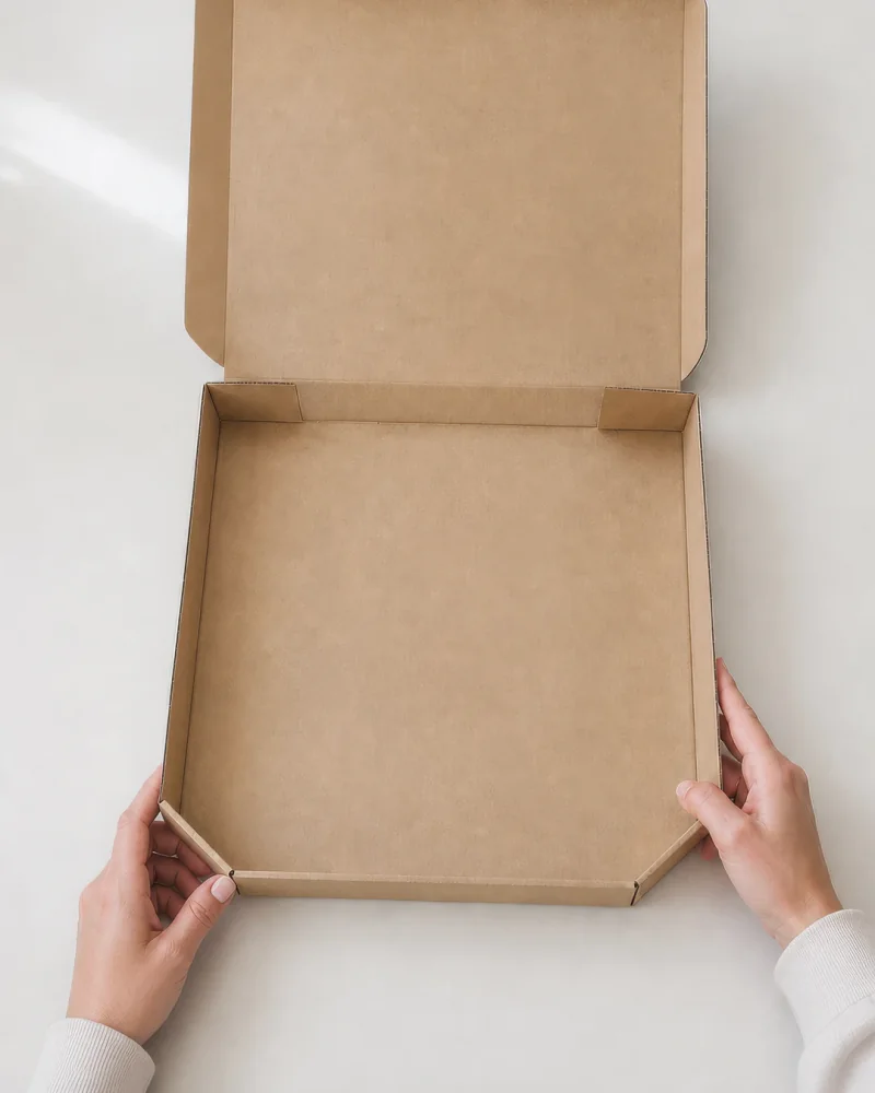 Caja gastronómica abierta