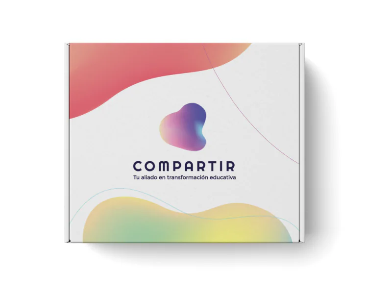 Caja de packaging de microcorrugado con cartulina impresa a color
